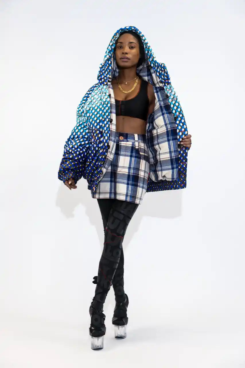 XB WAX PUFFER JACKET / FOOL MOON