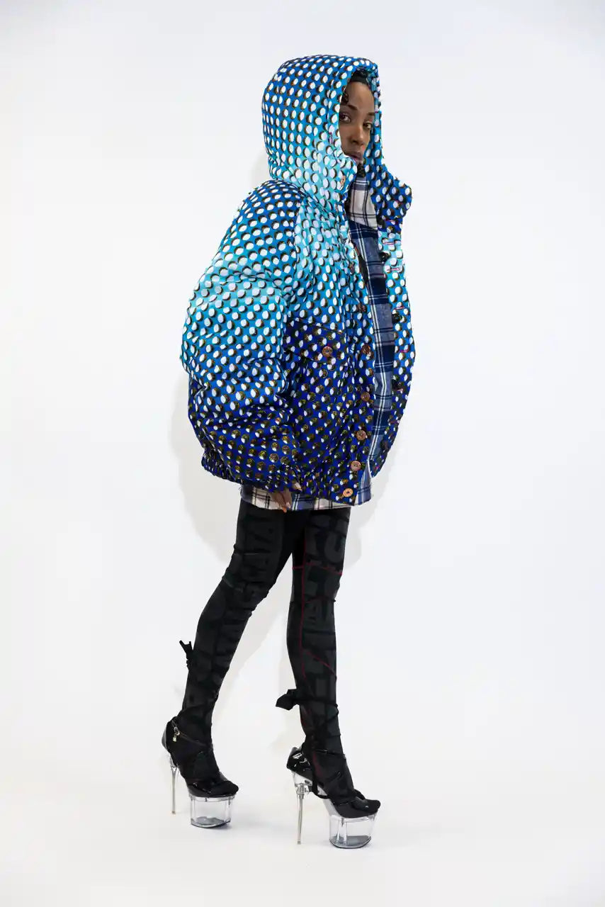 XB WAX PUFFER JACKET / FOOL MOON