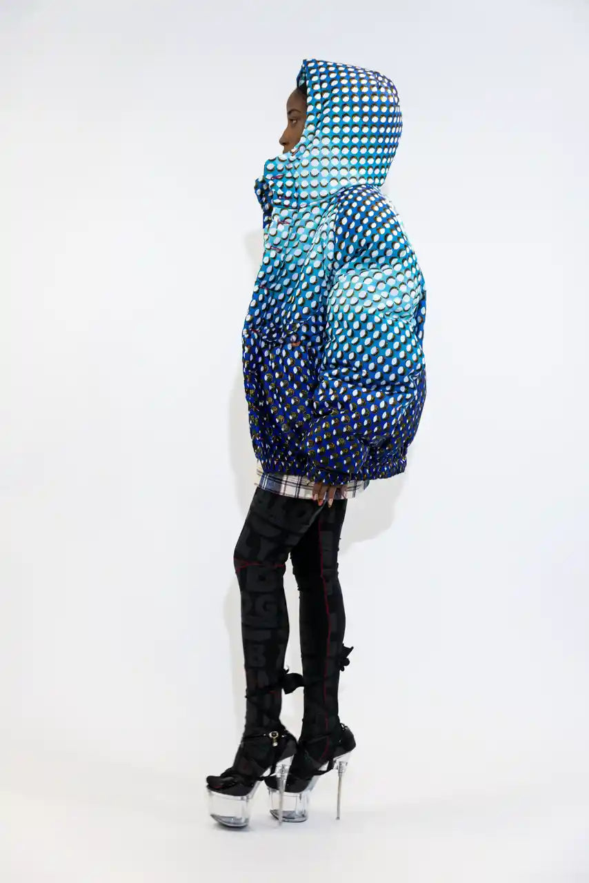 XB WAX PUFFER JACKET / FOOL MOON