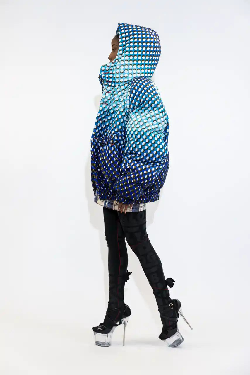XB WAX PUFFER JACKET / FOOL MOON