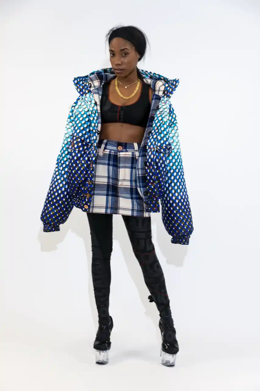 XB WAX PUFFER JACKET / FOOL MOON