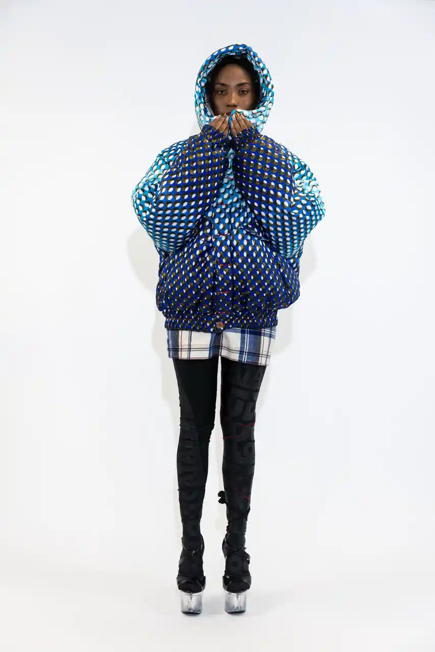 XB WAX PUFFER JACKET / FOOL MOON