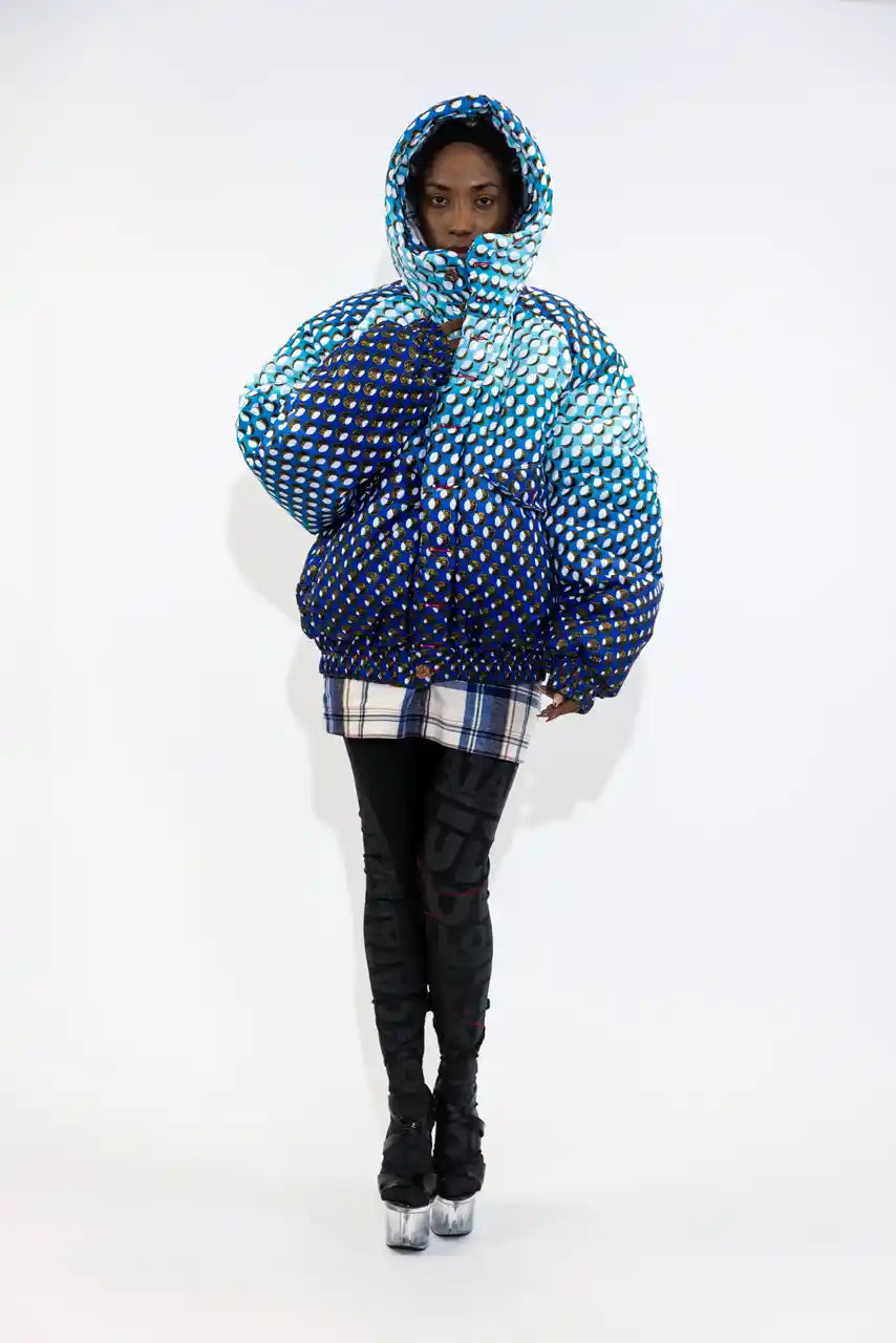XB WAX PUFFER JACKET / FOOL MOON