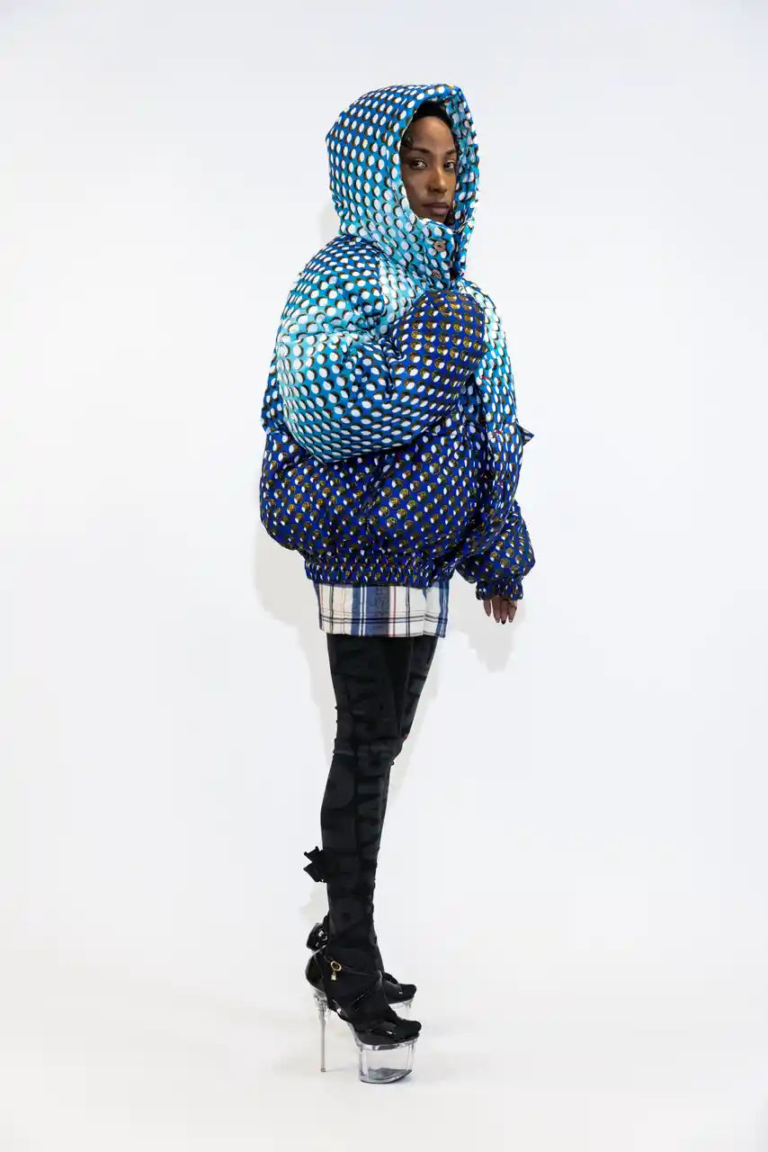 XB WAX PUFFER JACKET / FOOL MOON