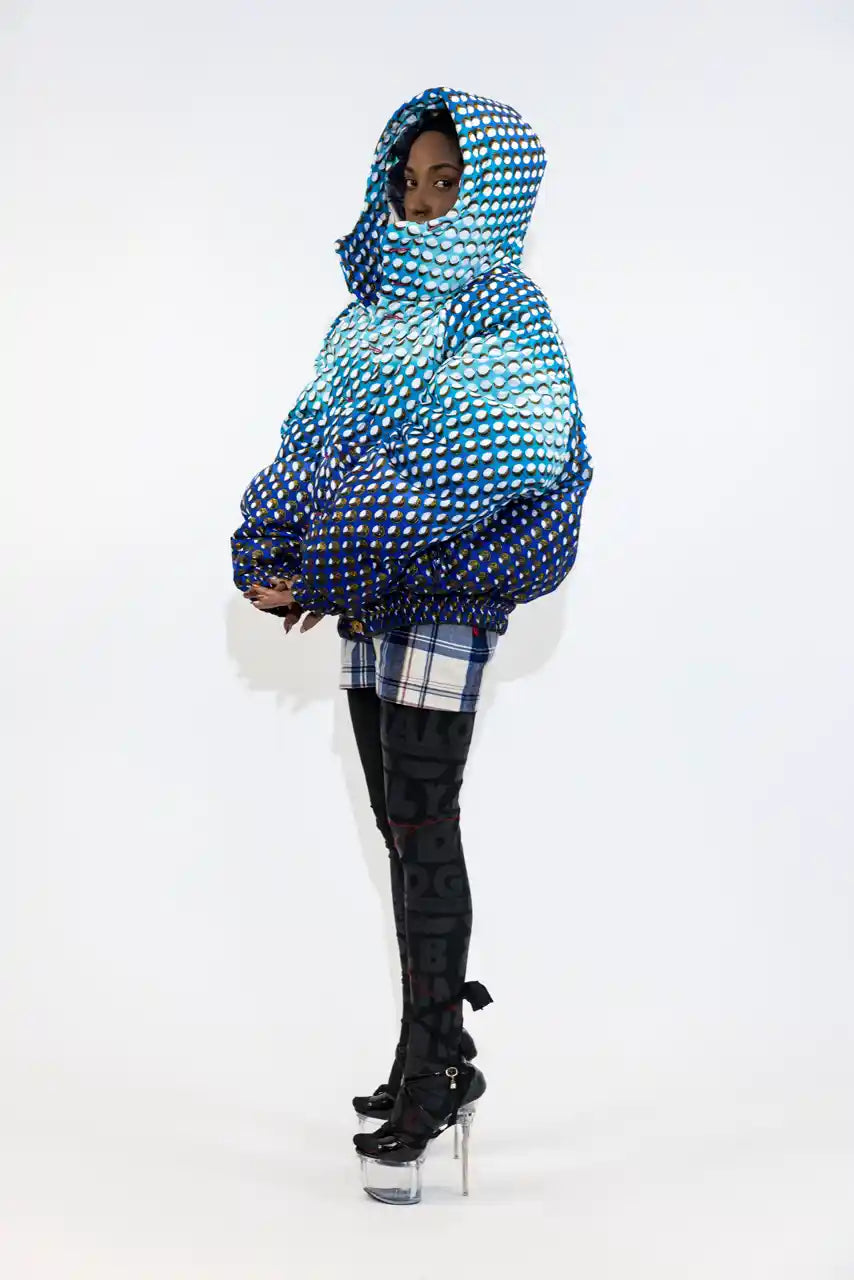 XB WAX PUFFER JACKET / FOOL MOON
