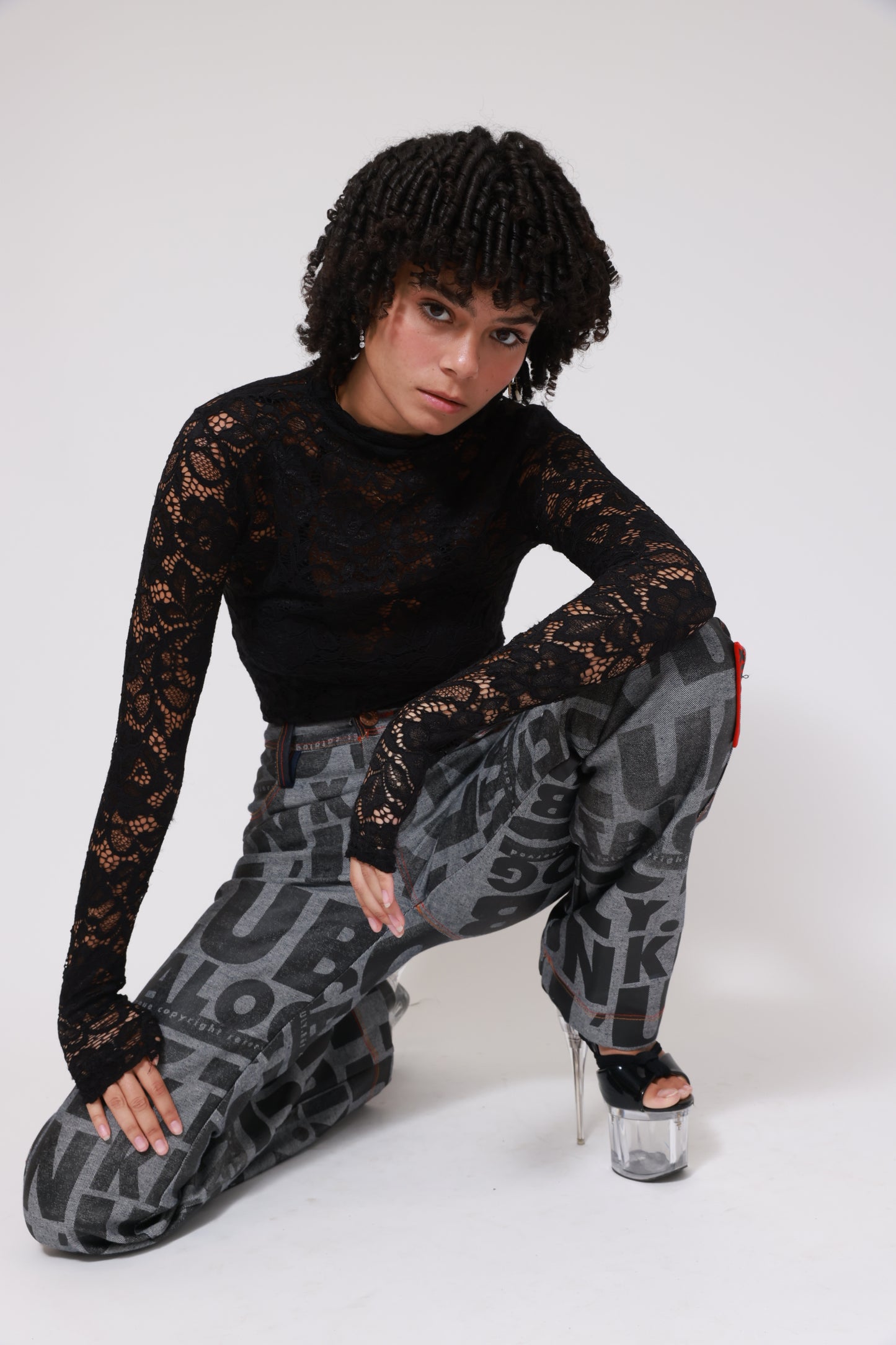 XB FLAGPRINTDENIM SLIMMY PANTS / RAW