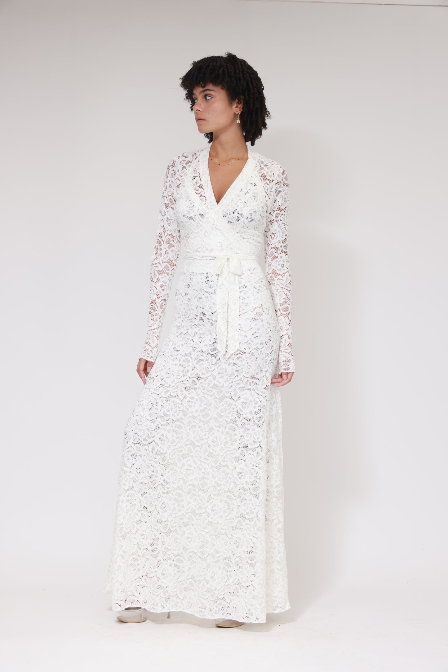 ROBE LONGUE DOS NU / BLANCHE