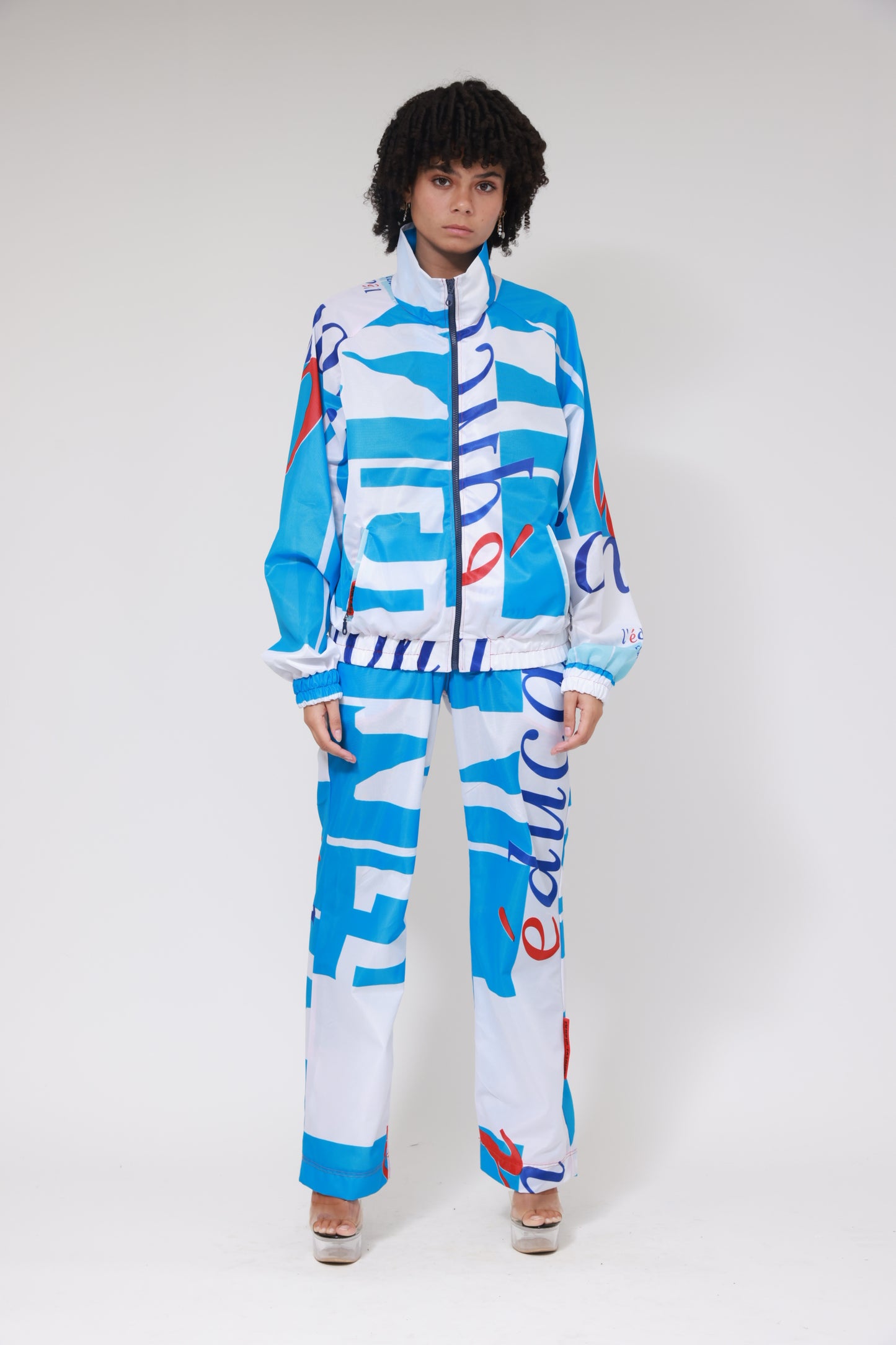 UNIONFLAG UPCYCLING HIGH NECK ZIPPER JACKET