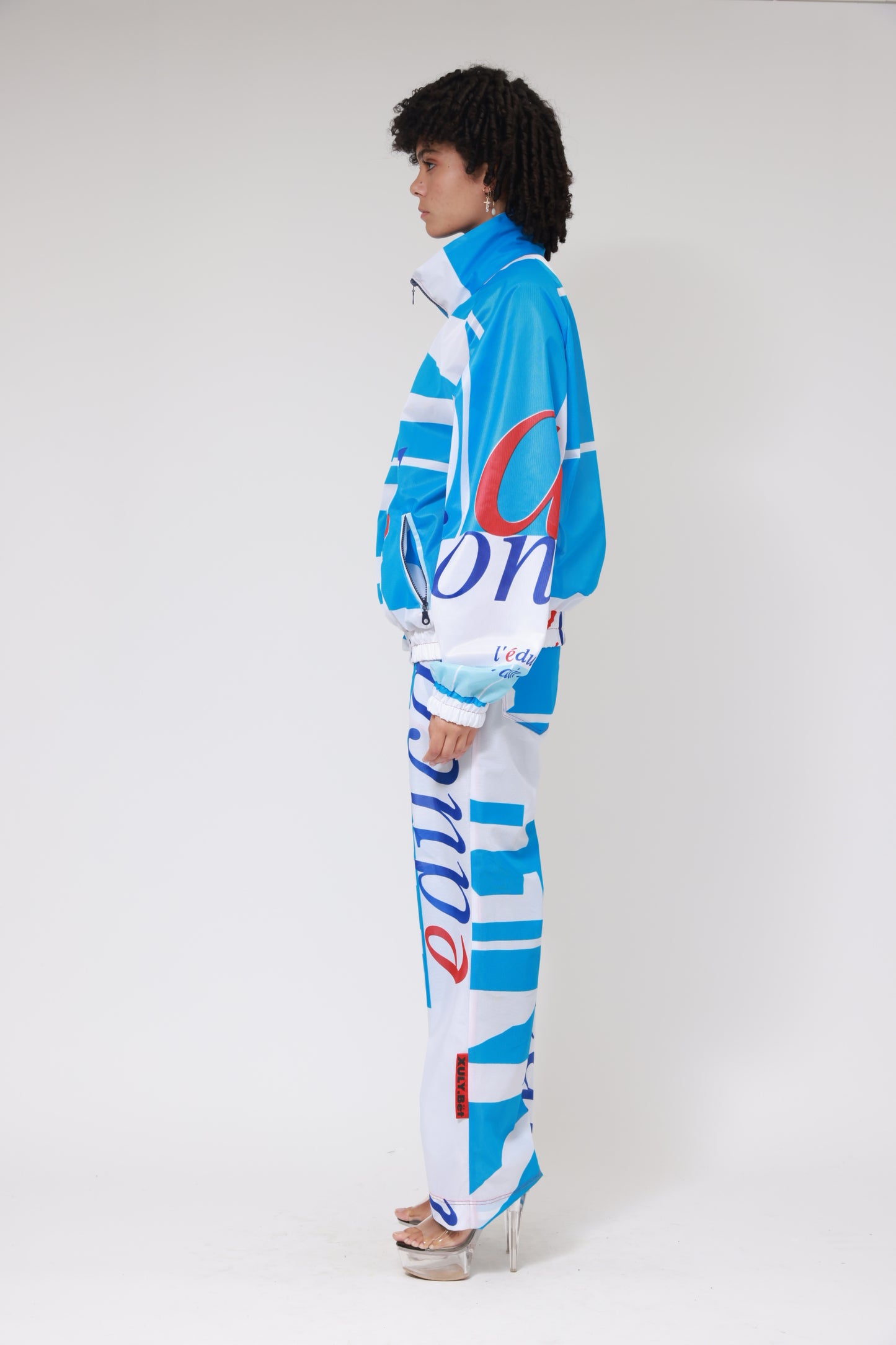 UNIONFLAG UPCYCLING HIGH NECK ZIPPER JACKET