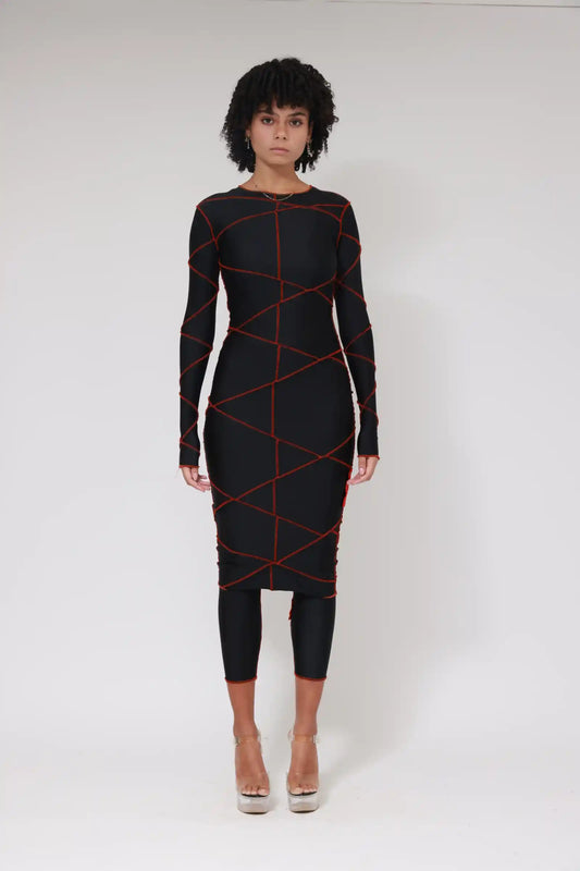 ROBE ICONIQUE À MANCHES LONGUES XB