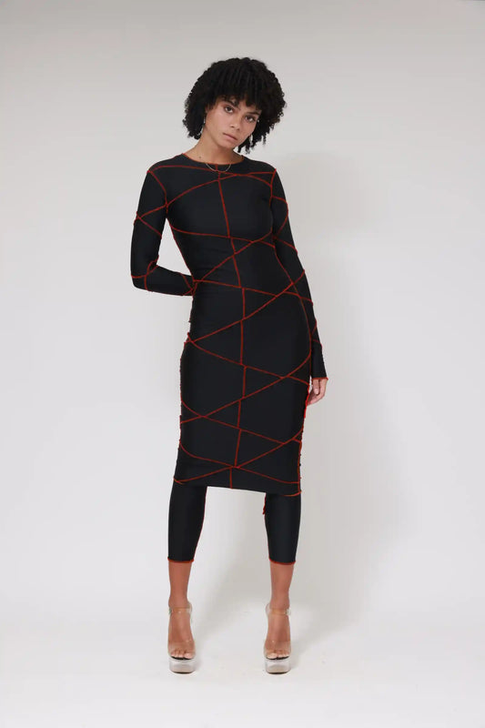 ROBE ICONIQUE À MANCHES LONGUES XB