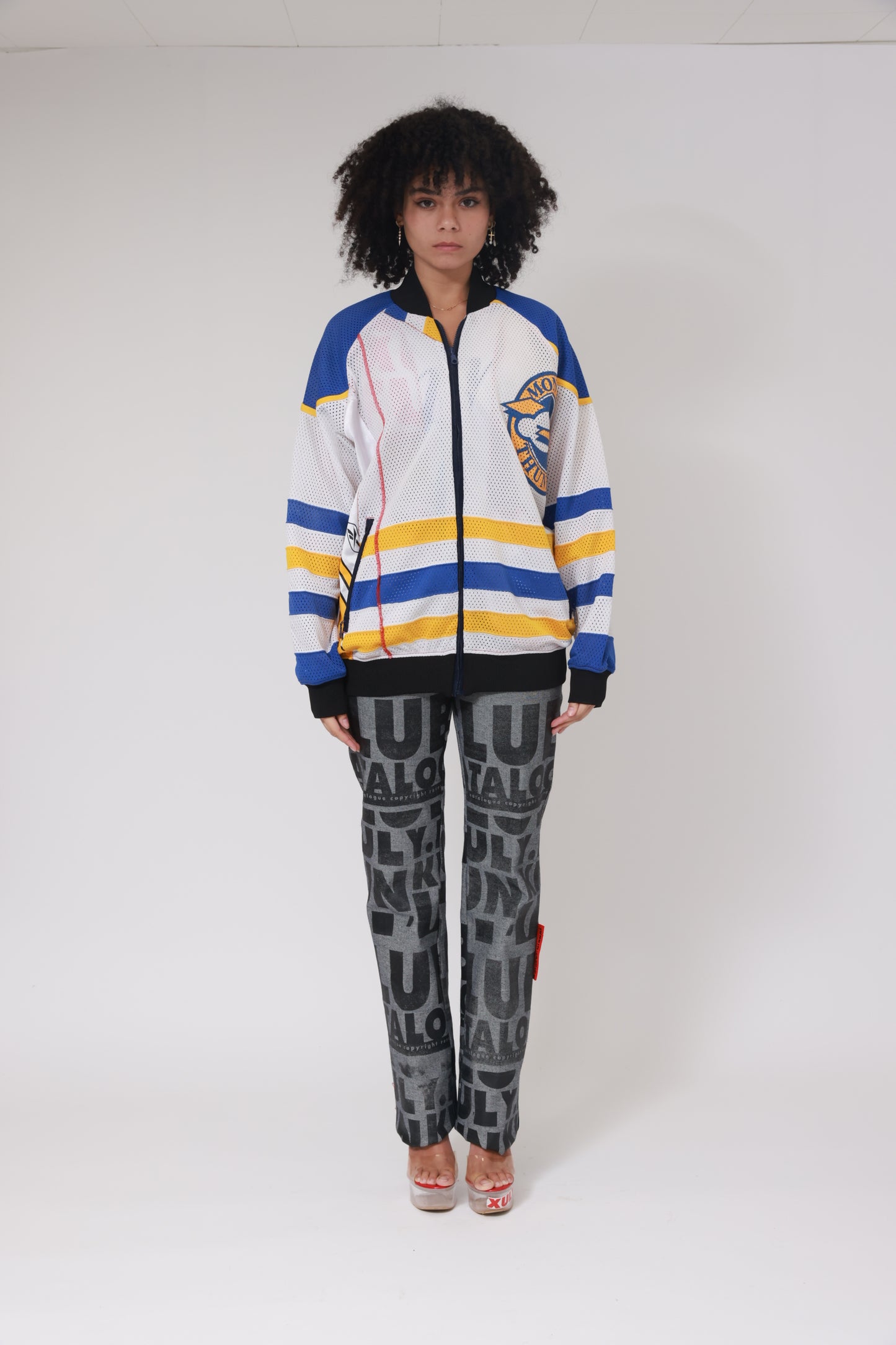UPCYCLING HOCKEY JERSEY BODYSHAPE JACKET