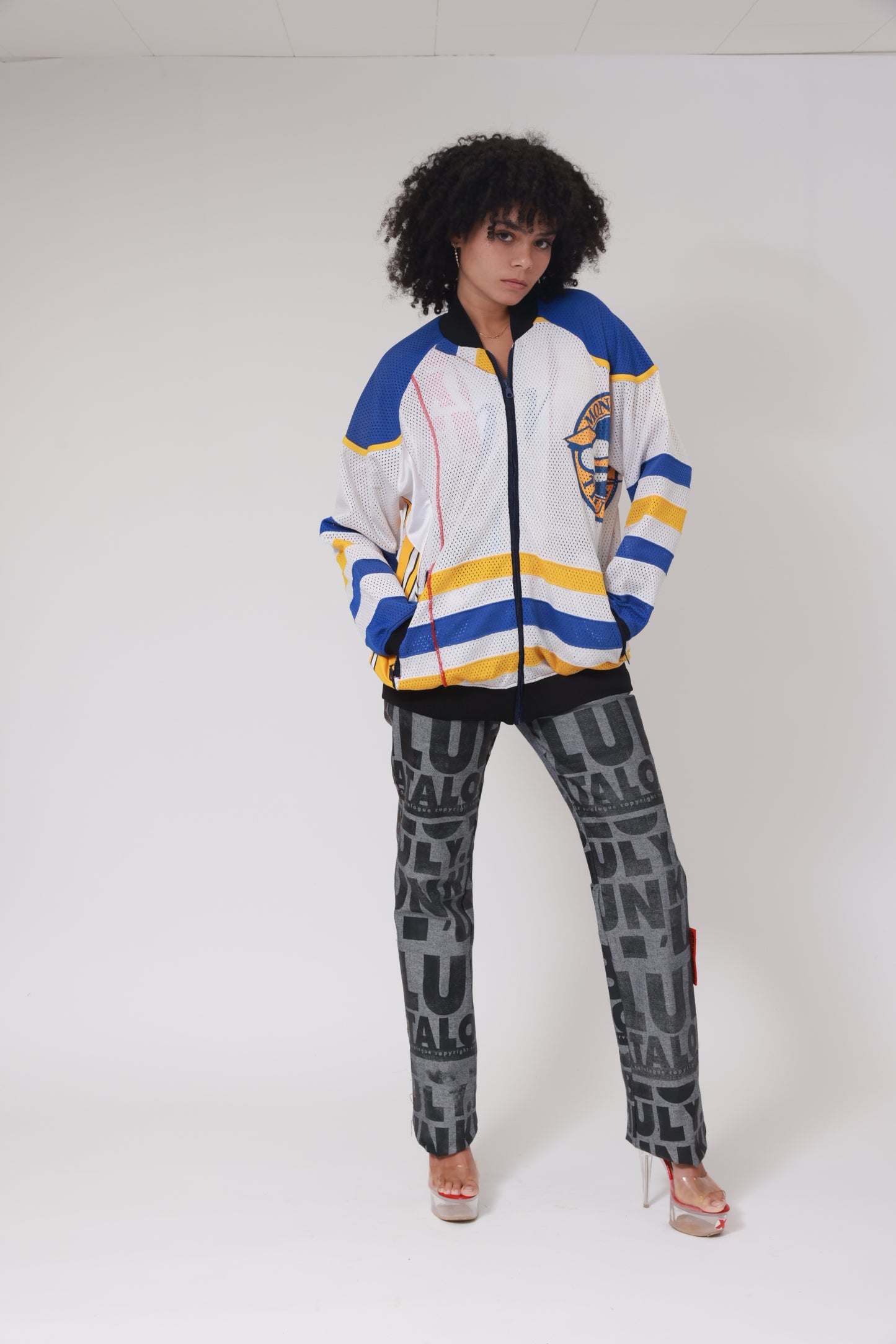 UPCYCLING HOCKEY JERSEY BODYSHAPE JACKET