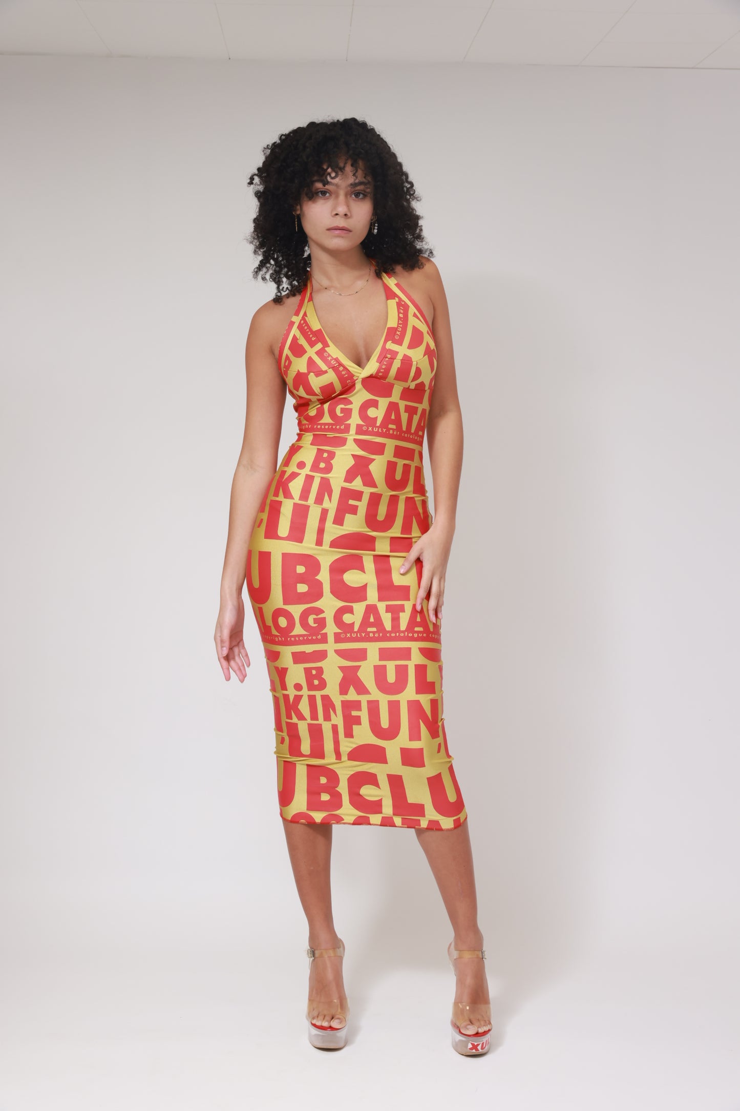 ROBE DOS NU À IMPRIMÉ DRAPEAU XB