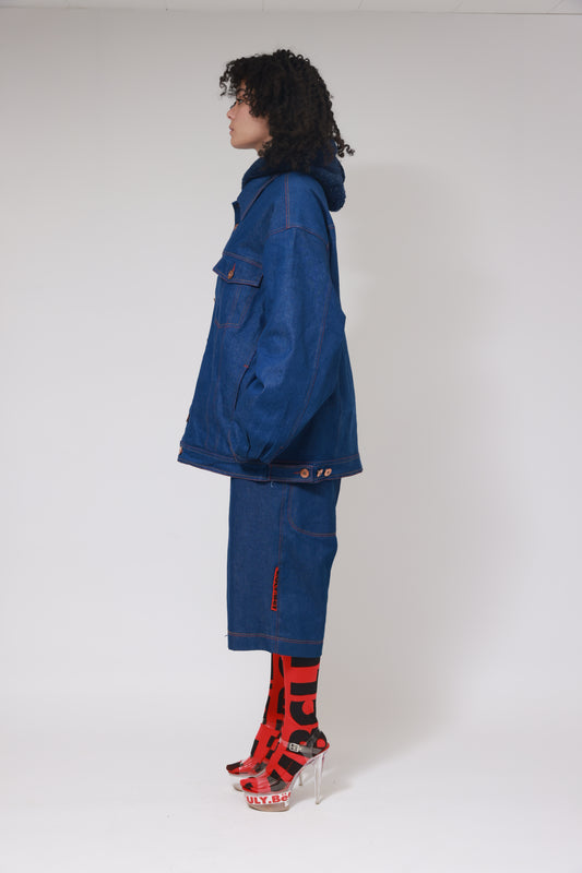XB DENIM OVERSIZED JACKET