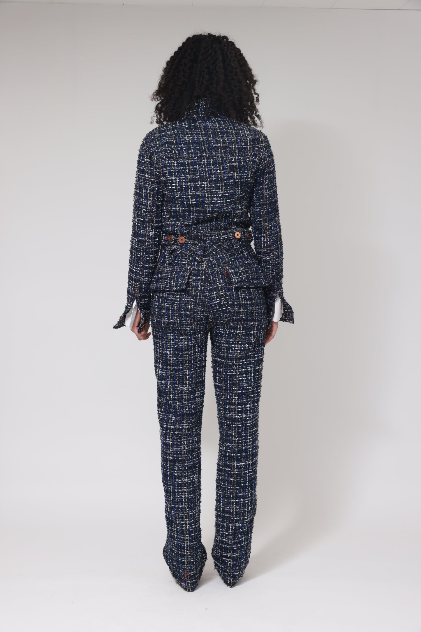 XB TWEEDY LITTLE JACKET / STOCK DÉFINI