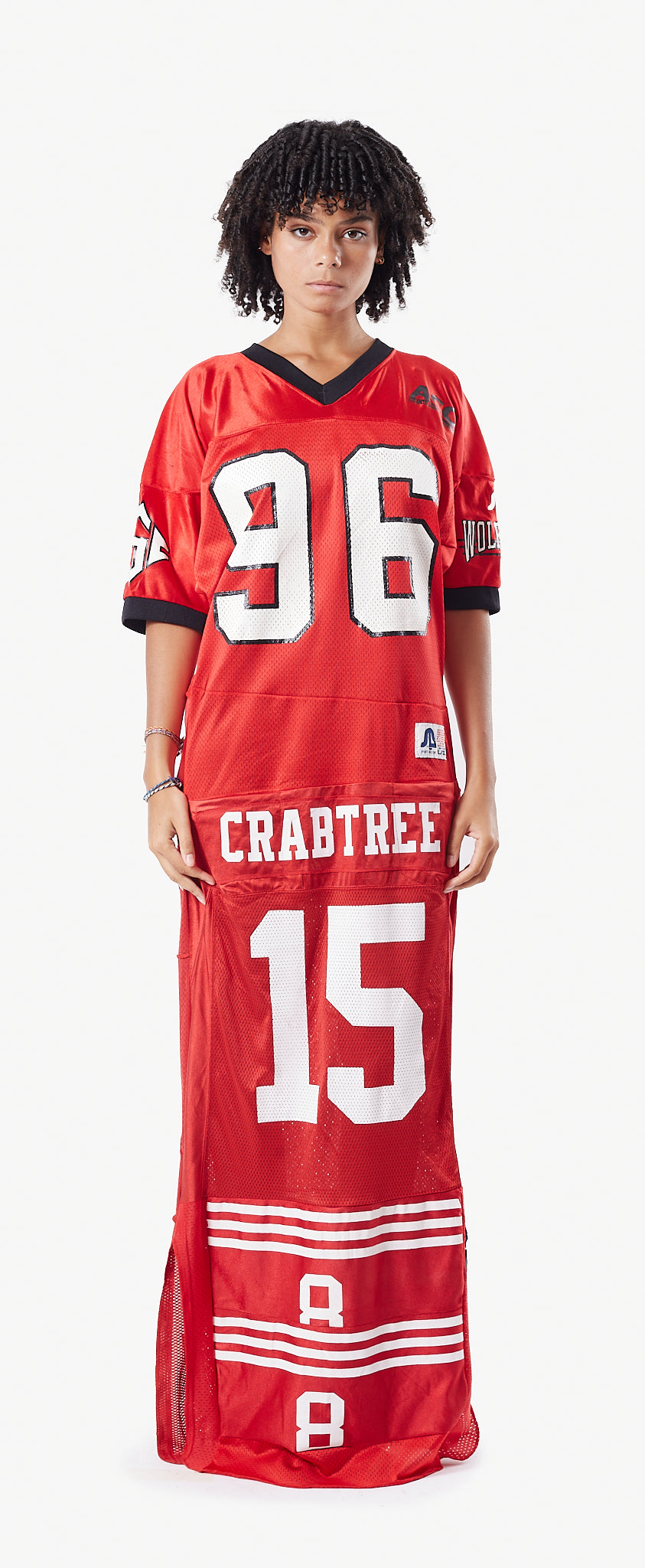 UPCYCLED NFL MAXI DRESS / La robe NFL 'UPCYCLED' CRABTREE par XULY.Bët